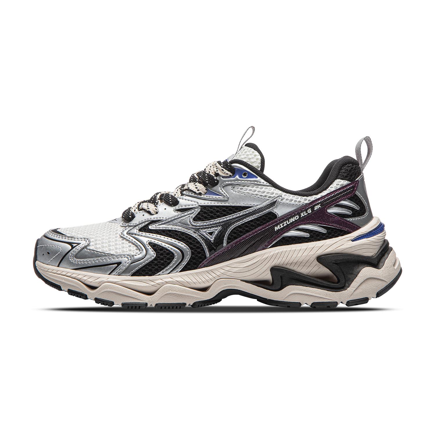 

Mizuno Xlg 2K Vintage Style Versatile Urban Commuting Thick Sole Height Increasing Non-Slip Wear-Resistant Low-Top Dad Shoes Unisex sneaker D1GH260906 36
