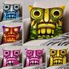 Pop-Parkour Game Temple Run-A Pillow Case Anti-dustmite Pillowcase Invisible Zipper Silky Short Plush Sofa Cushion Cover