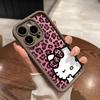 Anime H-ello K-Kitty Cute Phone Case for iPhone 16 15 Pro Max 13 12 11 Pro 14ProMax 16Plus XS Max XR 7 8 SE 16e Soft Cover