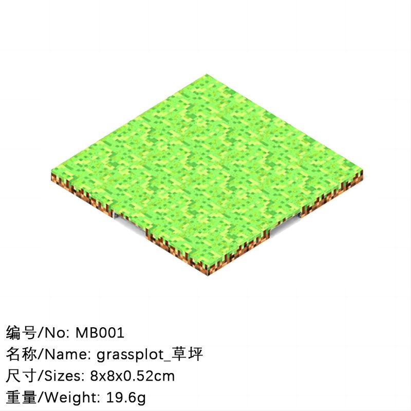 Pixel-Stil Mineral Magnet Welt Magnetische Bausteine Montage Ersatzteile Sensorisches Spielzeug für Kinder DIY Tierwürfel Grundplatte