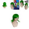 Premium Long Curly Synthetic Fiber Anime Cosplay Wig For Inside Out Disgust
