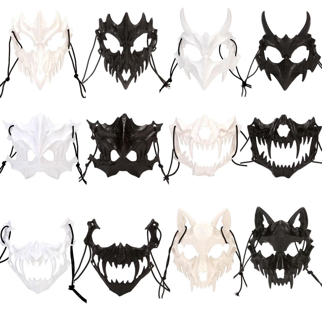 Masque Halloween Fiend – élastique, Réaliste, Effrayant, Pour Carnaval, Cosplay, Soirées à Thème