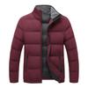 Men's Trendy Stand Collar Cotton Jacket - Thick, Warm Casual Outerwear for Winter