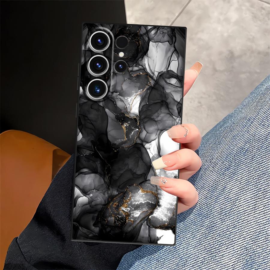 Pouzdro pro Samsung Galaxy S26 Ultra S23 Note 20 8 9 10 S25 Plus S21 FE S20 Ultra S10 S9 S24 Funda Kryt na telefon Minimalistický vzor