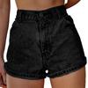 Damen, Jeansshorts, Stickerei, Vielseitig, Jeans, Freizeit, Damenbekleidung