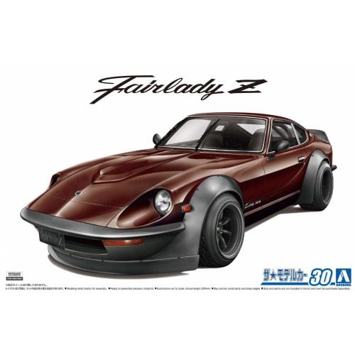 Aoshima Bunka Kyozai (AOSHIMA) 1/24 Scale The Model Car Series No. 30 Nissan S30 Fairlady Z Aero Custom 1975 Plastic Model
