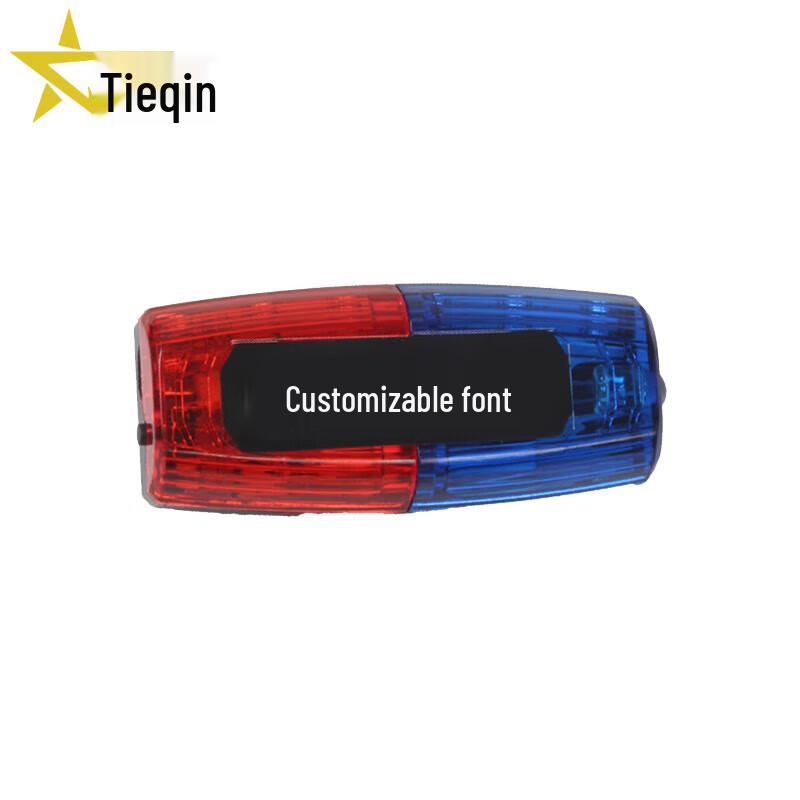 Tieqin Red Blue LED Flashing Shoulder Light