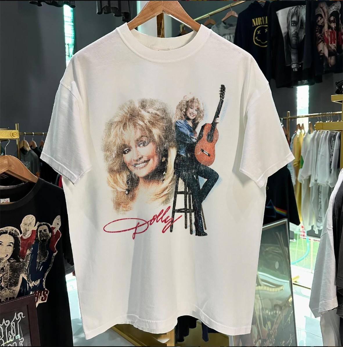 1994 Dolly Parton Dollywood Aged T-Shirt White M S