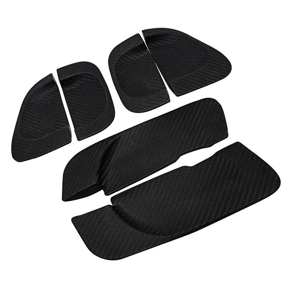 Bojin Industry Universal Door Handle Covers for Toyota Hiace 200 Series Set of 6 (Carbon Fiber) (3rd, 4th, 5th, 6th, DX/GL) - Anti-Scratch,