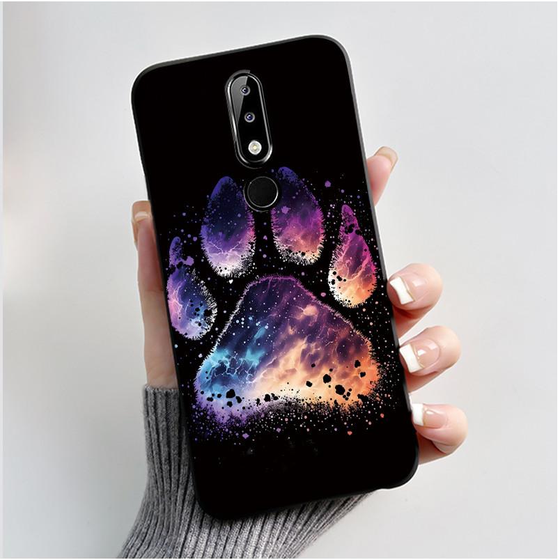 Casing For Nokia 5.1 Plus 6.1 Plus X5 X6 Luxury Dragon Cute Cool Boys Girls Soft silicon Phone Case Back Cover Black Matte Shell