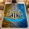 Coperta di Flanella Newcastle United Calcio Calda Morbida Plaid per Uso Interno Divano Letto Soggiorno