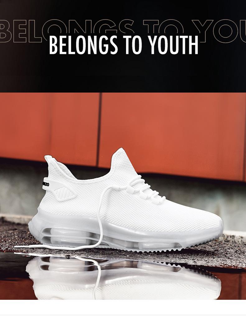 Unisex Cross-Border Breathable Flyknit Mesh Shoes - Wear-Resistant Non-Slip Sports Sneakers