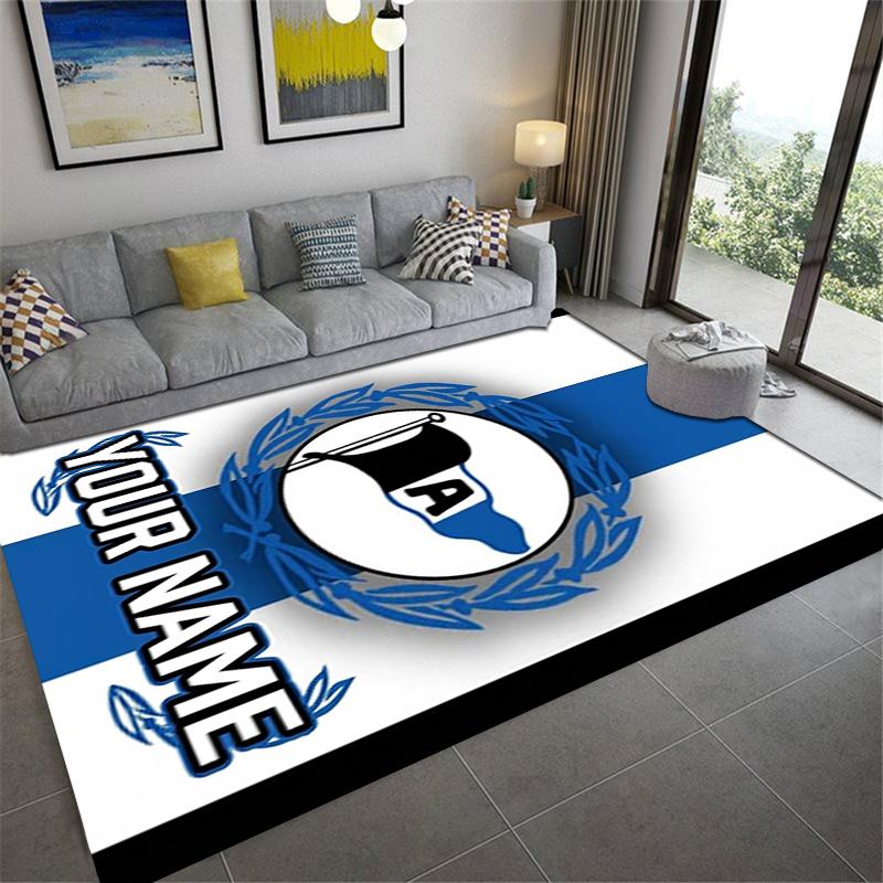 Custom Name Arminia Bielefeld Carpet Rug for Living Room Bedroom Home Sofa Decoration,Kids play Non-slip Floor Mat