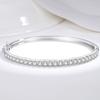 Classic Fashion Internet Celebrity S925 Silver Full Diamond Bracelet for Women Row of Diamond Silver Bracelet