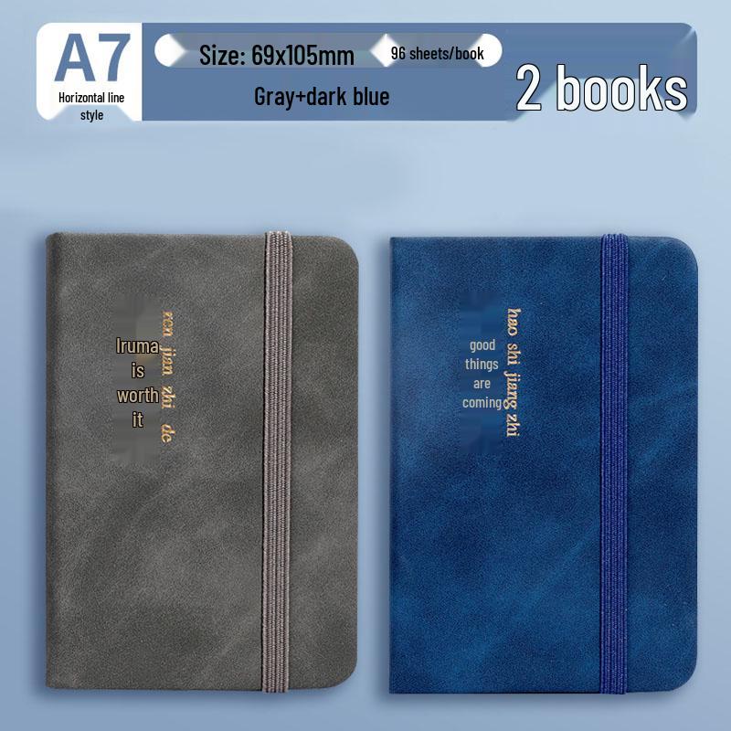 A7 Mini Pocket-Sized Notebook: Portable, Simple, and Perfect for Students