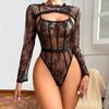 Women's Sleepwear Spaghetti Strap Dress Transparent Sexy Nightgowns Lace Pajamas Sexy Set Lingerie
