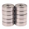 10Pcs 608Zz/608Rs Abec-7 Deep Groove 8X22X7Mm Mini Ball Bearing Carbon Steel For Skateboard Scooter 3D Printer Parts