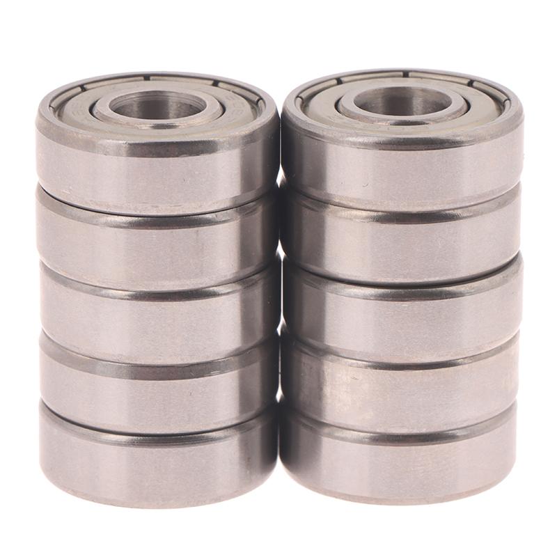 10Pcs 608Zz/608Rs Abec-7 Deep Groove 8X22X7Mm Mini Ball Bearing Carbon Steel For Skateboard Scooter 3D Printer Parts
