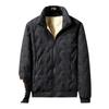 Men's Winter Lambswool Cotton-Blend Coat - Thick, Warm, Loose Fit, Plus Size, Velvet Lining, Perfect for Dad.
