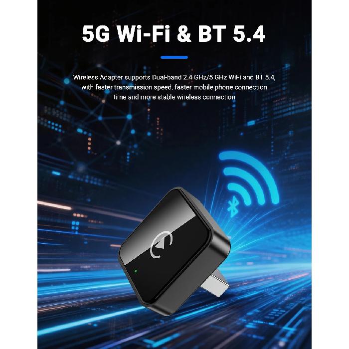 Adaptor Wireless XUDA pentru Android Auto Cutie Mini Inteligentă Plug And Play Universal Pentru VW Toyota Nissan Honda Ford Benz 2025