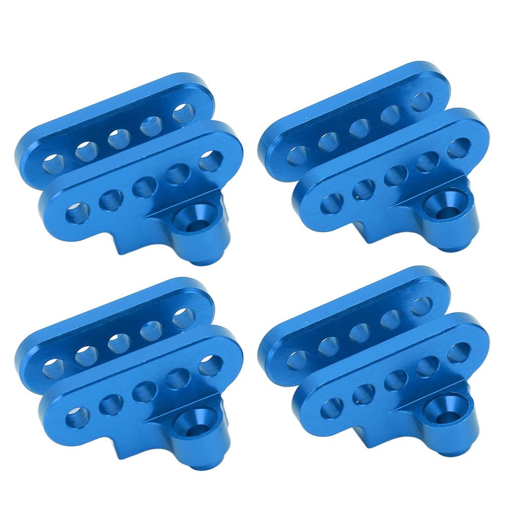 2Pack RC Front Rear Axle Lower Shock Mount Bracket Aluminium for LOSI 1 8 LMT SOLID AXLE Monster TruckBlue