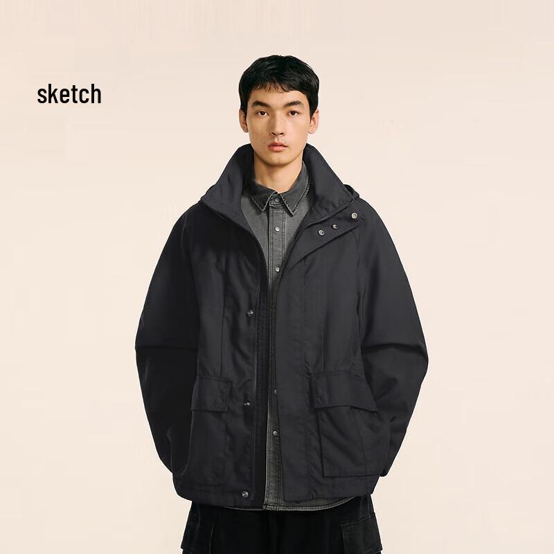 

Men s 2024 Autumn Stand-Collar Casual Jacket S