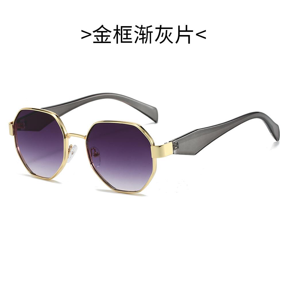 Trendy Polygon Metal Sunglasses For Women & Men New Fashion Glasses With Decorative Elements Stylish Shades For Every Occasion