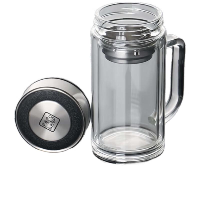 Shangheng Double-Wall Glass Tea Infuser Mug