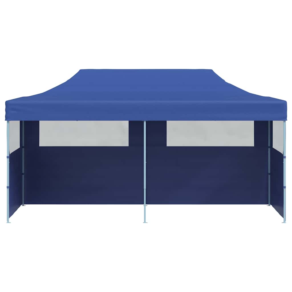 vidaXL Pop-Up-Partyzelt Faltbar Blau 3×6 M