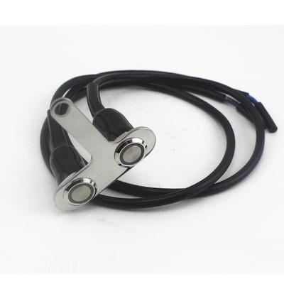 Motorrad-Lenkerschalter Selbstrückstellender Reset-Schalterknopf CNC-Aluminiumlegierung