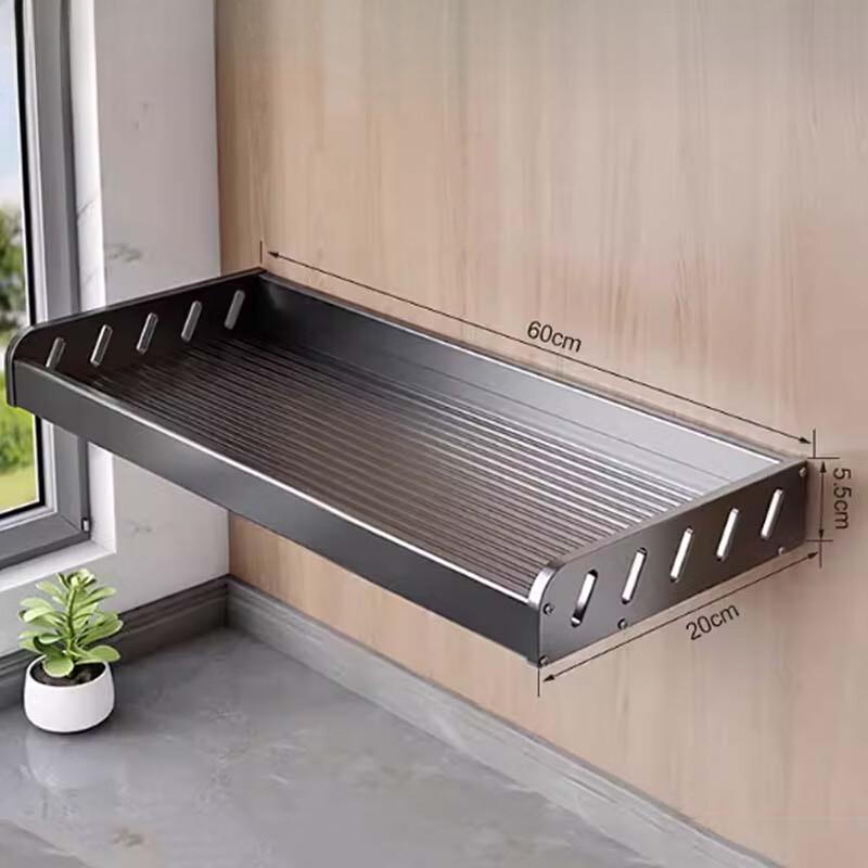 Punch-Free Wall-Mounted Kitchen Storage Rack
