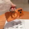 For iPhone 17 Pro Max Case Rotating Kickstand TPU PC Clear Phone Cover with Metal Buttons