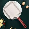 Patelnia do omletów kuchennych Mini patelnia do rondla Tamagoyaki z powłoką zapobiegającą przywieraniu Prostokątna patelnia do smażenia Domowe zachodnie śniadaniowe garnki do gotowania na wszystkie kuchenki