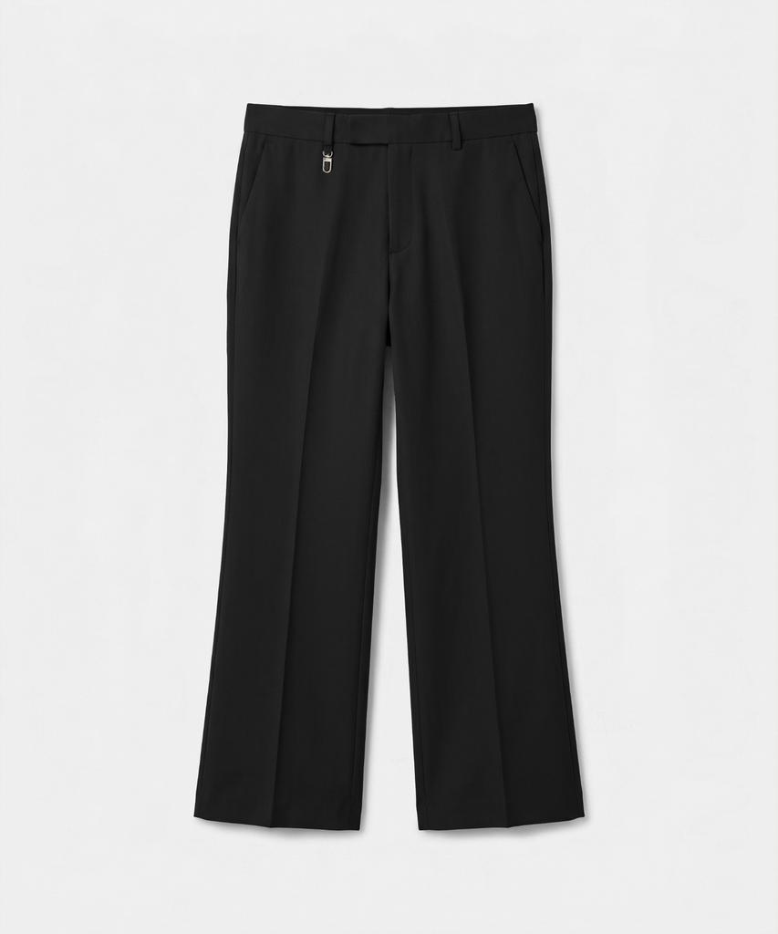 SSY 2-Way Hidden Extend Bootcut Slacks Black