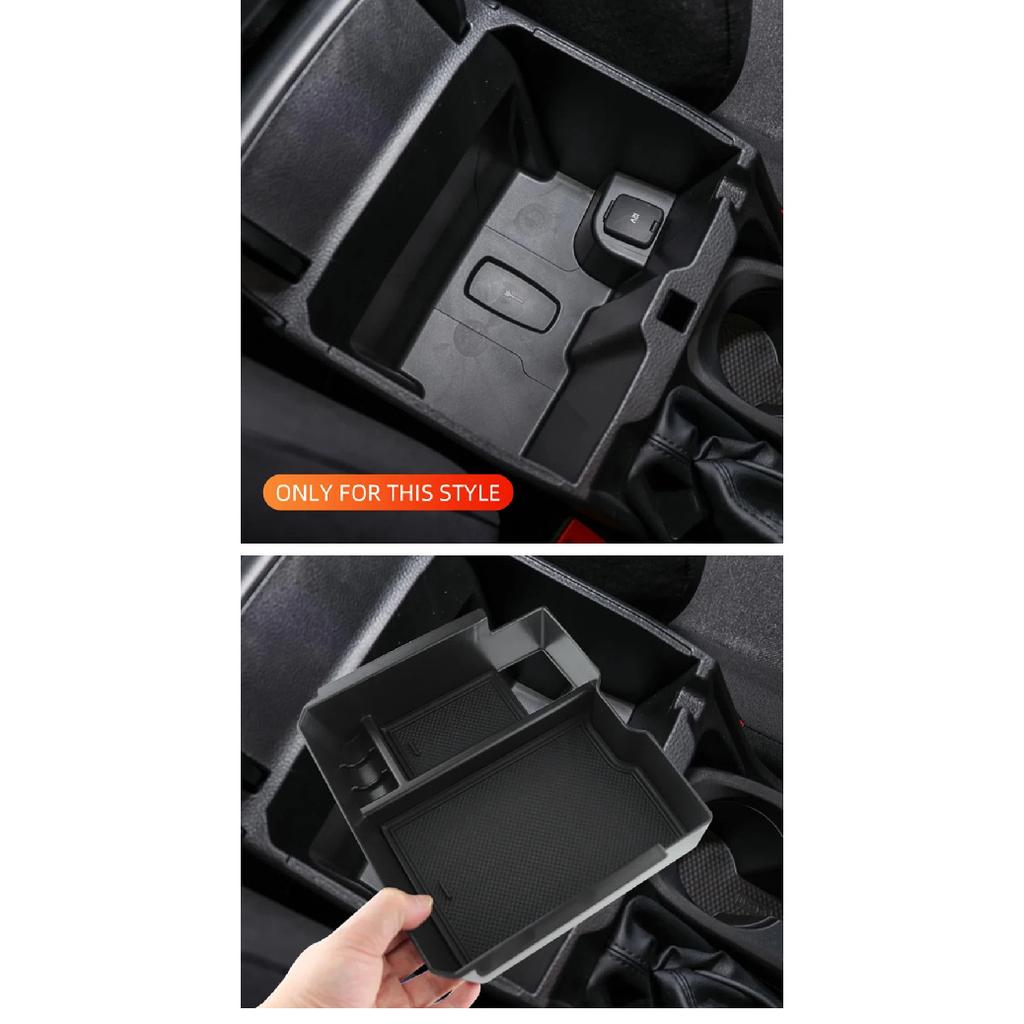 ABS Armrest Storage Box For Ford Ranger Everest 2023 2024 2025 Organiser Centre Console Tray Car Accessories