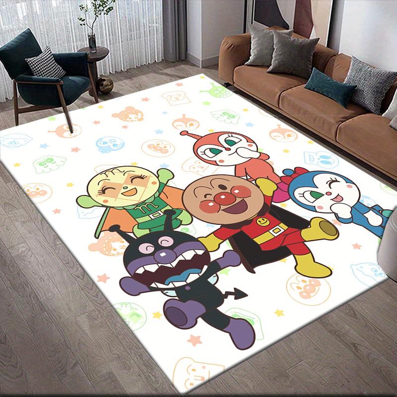 Pokémon Adorable Anti-Slip Rug, Rectangular Carpet for Bedroom, Sofa Zone & Living Room, Home Decoration