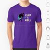 Lurk And Roll T Shirt Cotton Men Women DIY Print Mothman And Roll Moth Cryptid Lurk Paranormal Cryptozoology Music Creature