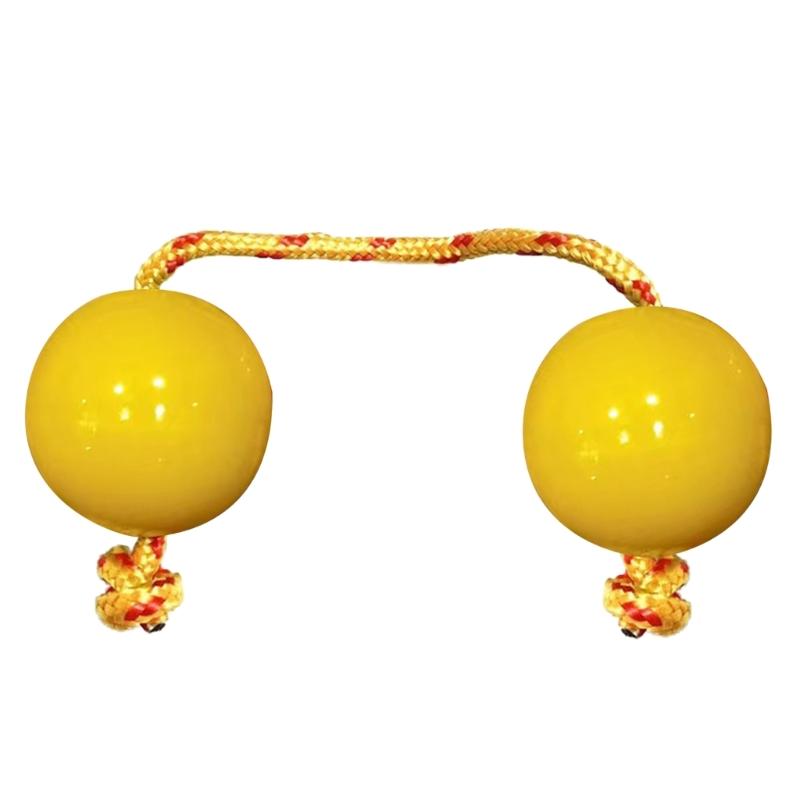 Aslatuas Rhythmic Balls Sets Music Egg Shaker Rattle Double Gourd Drum Balls Set