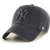 Adjustable Cap - CLEAN UP New York Yankees - Garment Washed - 100% Cotton - Grey
