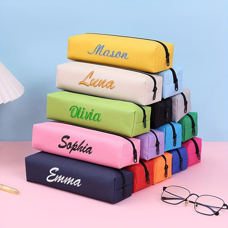 Customization of Personalized Gifts Large Capacity Student Pencil Case Storage Simple Students Convenient Stationery Bag