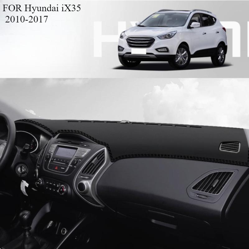 VOOR Hyundai iX35 2010-2017 Auto Dashboardmat Dashmat Dashboardmat Afdekking Zonnescherm Dashboard Afdekking Tapijt Accessoires
