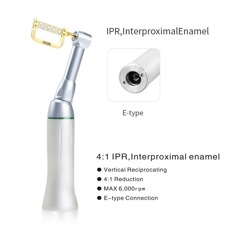 רפואת שיניים 4:1 מנוגד זווית אורתודונטי אינטרפרוקסימלי אמייל הפחתת מערכת IPR הדדית כלי יישור שיניים.