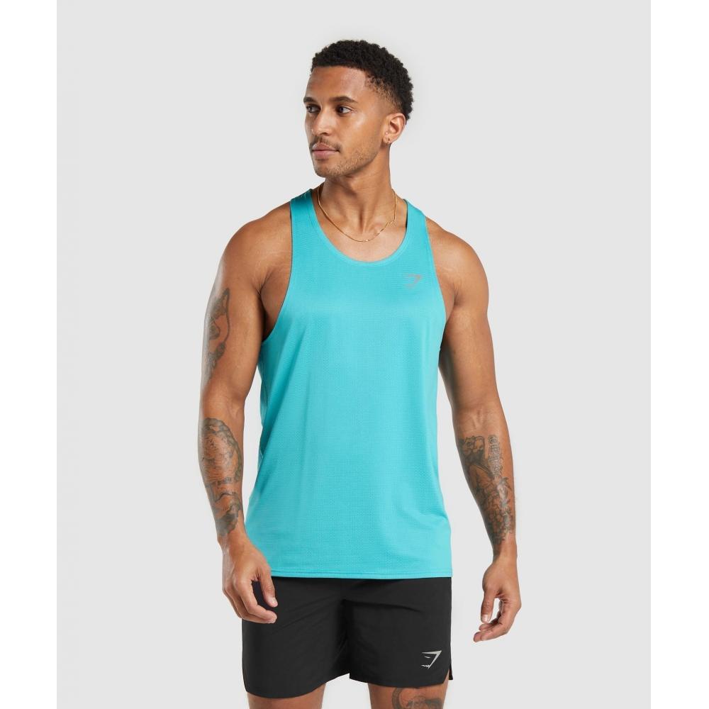 

GYMSHARK Speed Tank Artificial Teal A5A9D TBNF 3XL