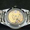 GEBRAUCHTE SEIKO 5 AUTOMATIK JAPAN HERREN SELTEN GOLDENES WERKSUHRWERK 575b-a305200-9