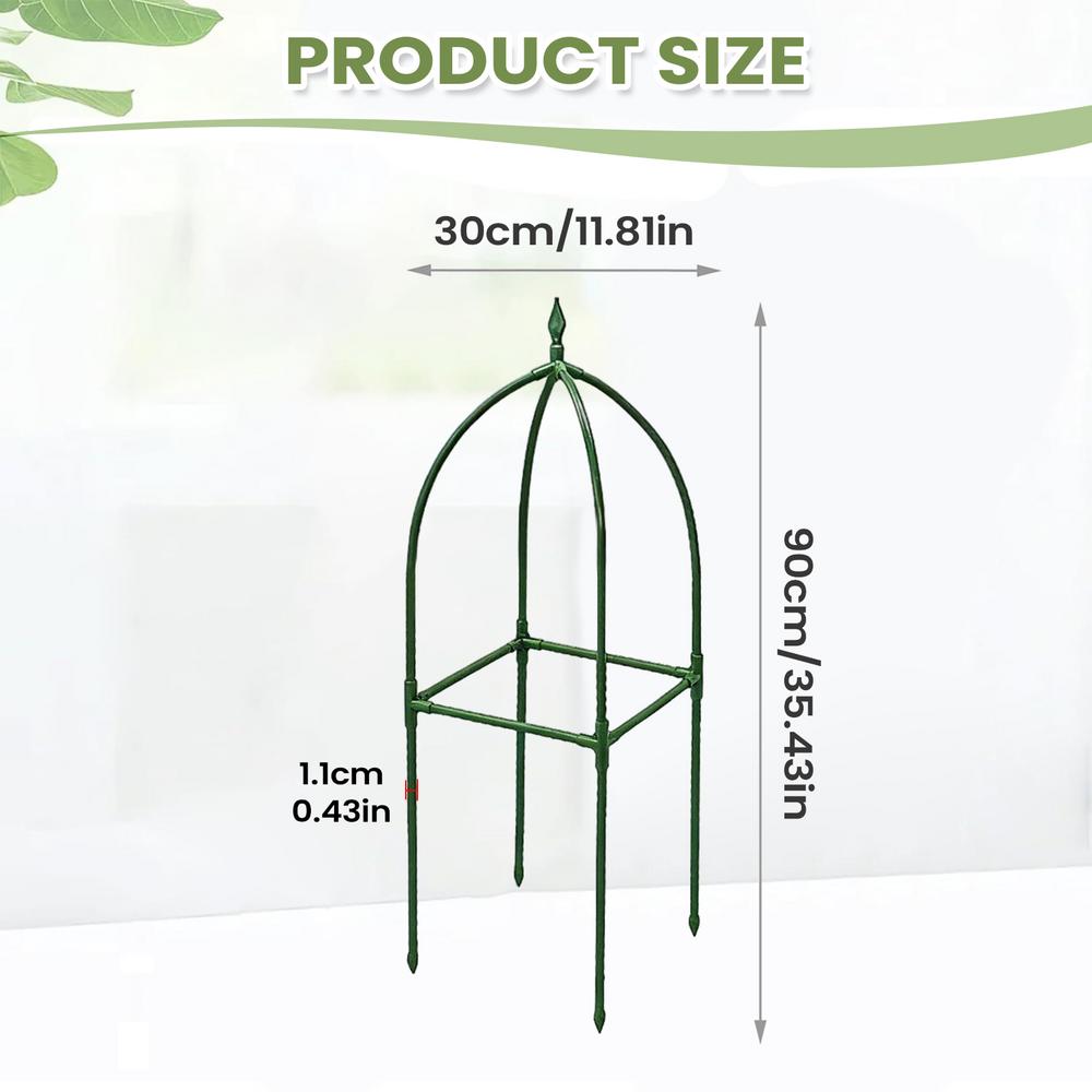 Garden Trellis for Climbing Plants Adjustable Height Vertical Stand Frame Holder Metal Garden Trellis for Balcony House Outside