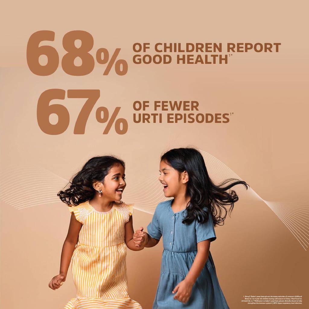 Dr. Reddy's Kids CeleHealth Immunity Gummies with Wellmune, Vitamin C & Zinc, Pink Guava Flavour, 30 Gummies Pack