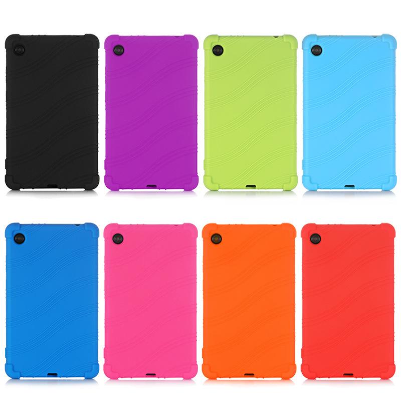 Silikon Rückseite für Lenovo Tab M7 3. Gen Hülle Weich Stoßfest Funda für Lenovo TB-7306F TB-7306X TB-7305F TB-7305X TB-7305I