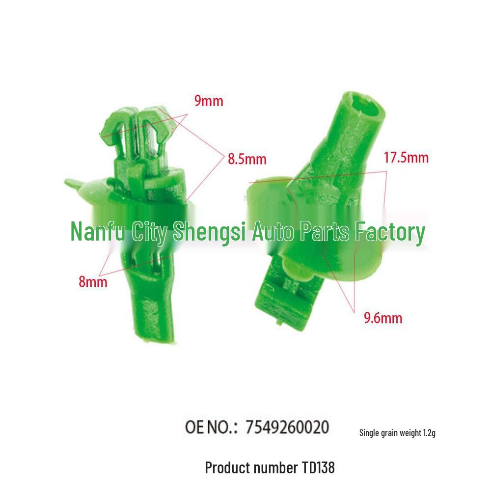 

Toyota Car Trim Panel Fasteners: Universal Fender Liner Fixing Clips 10000 pieces