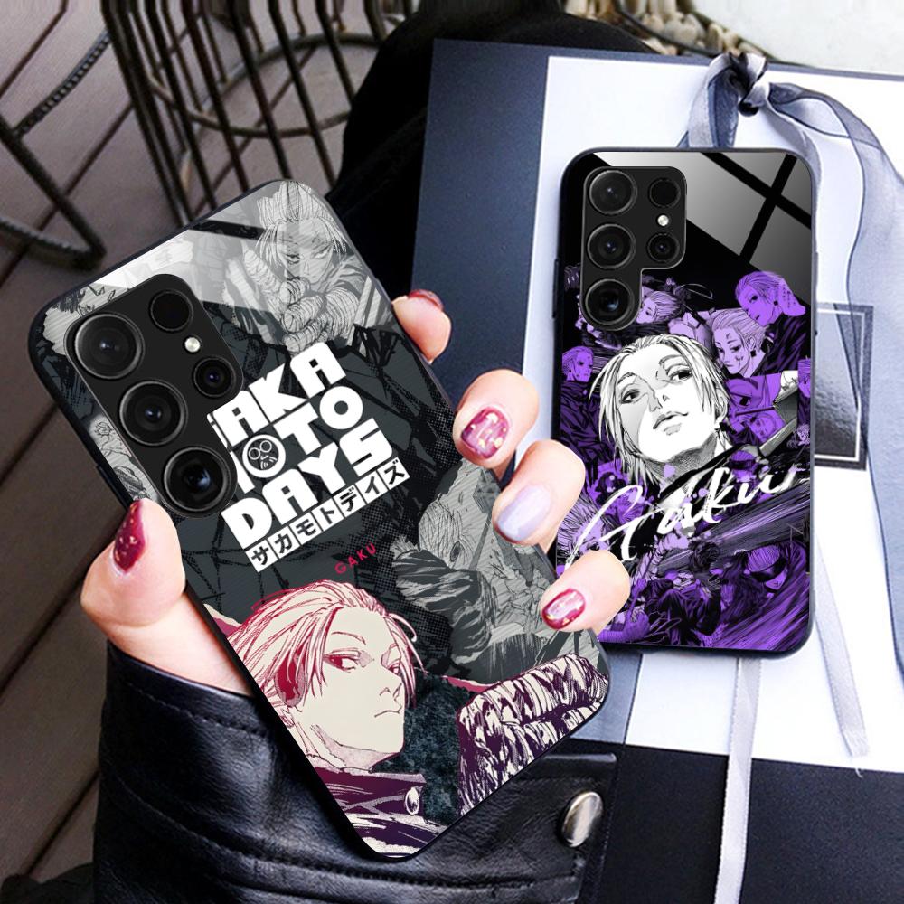 Sakamoto Days Gaku Phone Case for Samsung Galaxy S26 S25 S24 S23 S22 S21 S20 Note20 Plus FE Ultra Glass Colorful Cover Cover