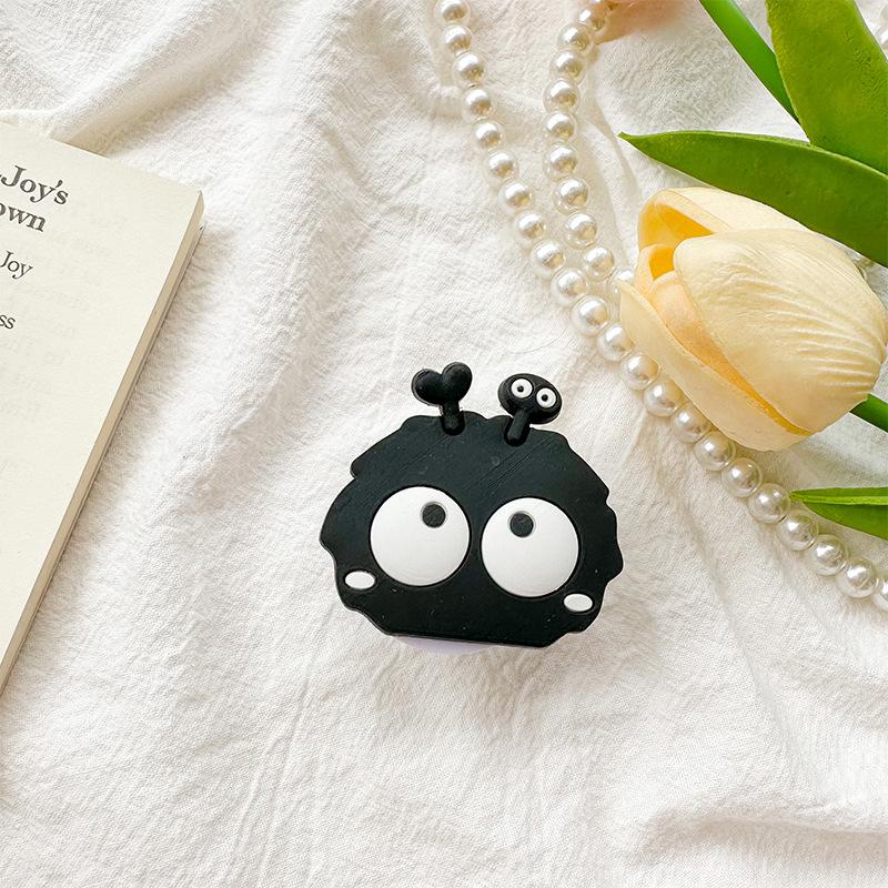 Cartoon Dinosaur Briquettes Bell Milk Tea Mobile Phone Airbag Bracket Pasted Retractable Lazy Watching Drama